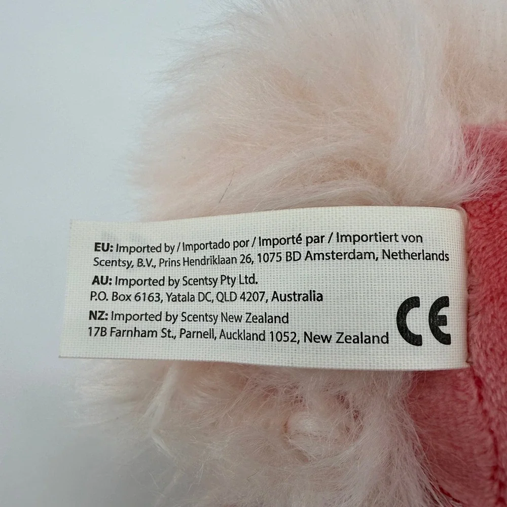 Scentsy Buddy Clip Farah Flamingo Pink Fluffy Plush Backpack Charm Scented
